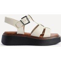 Linzi Women's Subtract Nude Gladiator Flatform Sandals | Size: 6-Standard Fit