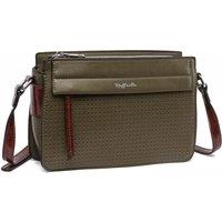 Raffaella Women's Faux Leather Crossbody Bag in Olive