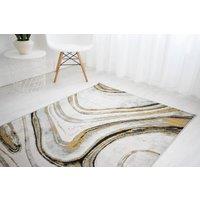 DS Living Volterra Anthra/Ochre Rug Collection in Grey | Size: 120 cm x 170 cm
