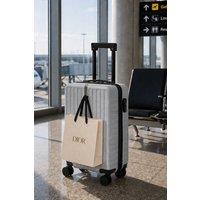 Groundlevel Ezy Flo 20 Inch Suitcase with Hook in Grey