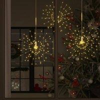 Berkfield Home Outdoor Christmas Firecrack Light Warm White 20cm 140 LEDs