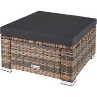tectake Footstool Bitonto in Natural | Size: 1 Seater