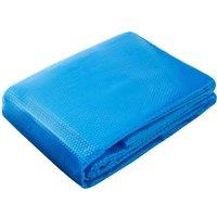 tectake Pool Cover in Blue | Size: 500 cm x 1000 cm