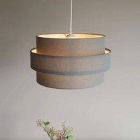 Pagazzi Ziggy Charcoal Easy-Fit Pendant in Grey