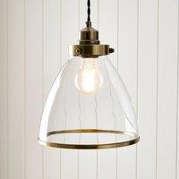 Pagazzi Brunswick Easy-Fit Antique Brass Pendant in Gold