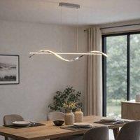 Pagazzi Hyde Chrome & Crystal Led Pendant in Silver