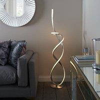 Pagazzi Zkylar Led Floor Lamp in Silver