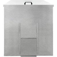 Monstershop Galvanised Coal Bunker - 350kg in Silver