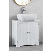 Home Discount Bath Vida Priano 2 Door Under Sink Cabinet Bathroom Unit in White