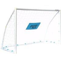 PrecisionPLAY Patent Football Goal Set 6ft x 4ft in White