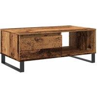 Berkfield Home Coffee Table Old Wood 90x50x36.5 cm Engineered Wood in Brown