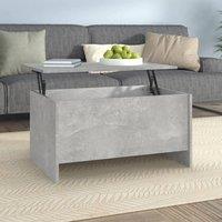 Berkfield Home Coffee Table Concrete Grey 80x55.5x41.5 cm Engineered Wood