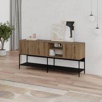 Decortie Amira' Modern Sideboard Cabinet Storage Console in Dark Brown | Size: 2 Pack