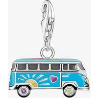 THOMAS SABO Women's Silver Blue VW Hippie Bus Charm 2210-664-7