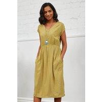 Nomads Clothing Women's Viscose Easy Dress in Green | Size: 10