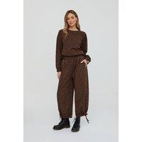 Turtledove London Women's Kit Brown Trouser | Size: Medium