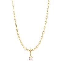Gold Trip Women's October Birthstone Necklace in Gold