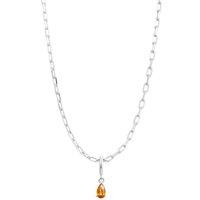Gold Trip Women's November Birthstone Necklace in Silver