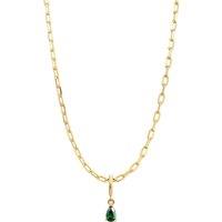 Gold Trip Women's May Birthstone Necklace in Gold