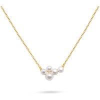 Gold Trip Women's Pearl Cluster Necklace in Gold