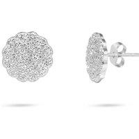 Gold Trip Women's Aurora Stud Earrings in Silver