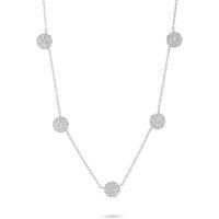 Gold Trip Women's Aurora Charm Necklace in Silver