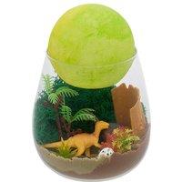 DIY Terrarium Kit Dinosaur Toys Ornament with Moon Lamp for Kids