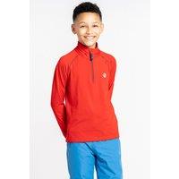 Dare 2b 'Consist II' Half-Zip Stretch Midlayer in Red | Size: 3-4 Years