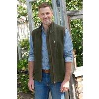 WoolOvers Men's Fleece Gilet in Charcoal | Size: Large