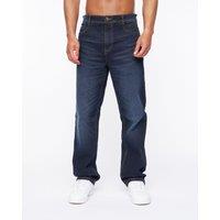Duck&Cover Rushawn Men's Modern Slim-Fit Jeans in Dark Navy | Size: 34R