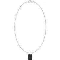 Guess Men's JUMN03212JWSTBKT-U Legacy Necklace in Silver
