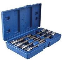 Bluespot Tools Extra Long 3/8In Square Drive Hex Bit Sockets 7Piece in Blue