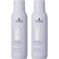 Schwarzkopf Blondme Bond Repair Shampoo Double in Purple