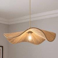 CGC Lighting Virelle Large 60cm Hand Made Hemp String Easy Fit Lampshade in Beige
