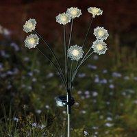 Marco Paul Solar 8 Stem Stake Light - Warm White in Silver
