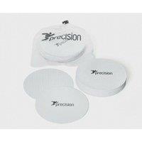 Precision Round Rubber Marker Discs (Pack Of 20) in White | Size: Medium