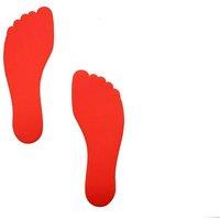 Pre-Sport Foot Floor Marker (Pack of 6) in Red