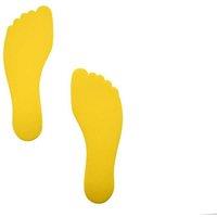 Pre-Sport Foot Floor Marker (Pack of 6) in Yellow