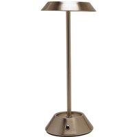Hestia Silver USB LED Touch Table Lamp