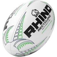 Rhino Recyclone Rugby Ball in White