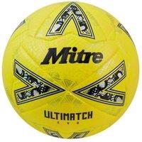 Mitre Ultimatch Evo Football 5 in Bright Yellow