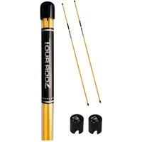 Longridge Tour Rodz Golf Alignment Sticks Pack of 2 in Yellow