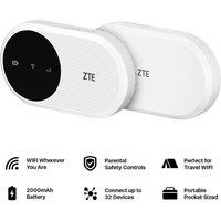 ZTE MF920A Travel Wi-Fi Hotspot - Unlocked 4G LTE with SMARTY SIM, Quick & Easy Setup, Perfect for Holidays, Camping & Caravan Trips in White