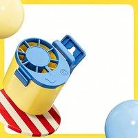 Obasyhig Mini High-speed Fan with Clip-Style 1 in Yellow
