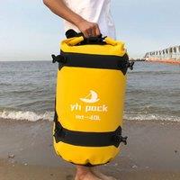 Obasyhig 40L Outdoor Durable Fully Waterproof Rucksack in Yellow