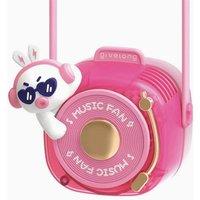 Obasyhig Mini Cartoon NeckHung Fan - Style 3 in Pink