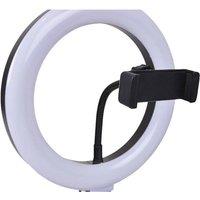 Nordara LED Ring Light with Phone Holder Dimmable Fill Light in White