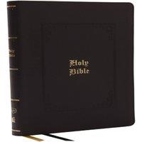 Thomas Nelson KJV Holy Bible: Giant Print Thinline Bible, Black Leathersoft, Red