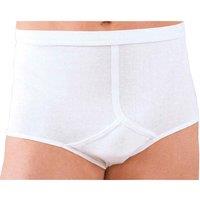 Chums Men's Classic 5 Pack Plain Briefs in White | Size: 2XL