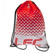 Liverpool FC Men's Fade Design Drawstring Gym Bag in Dark Red